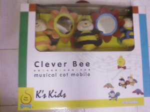 Preloved Clever Bee Musical Cot Mobile.jpg