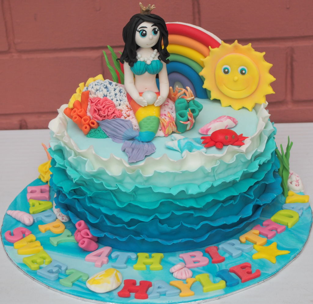 Kid's birthday Cake - Mermaid cake by Fresh Bakes