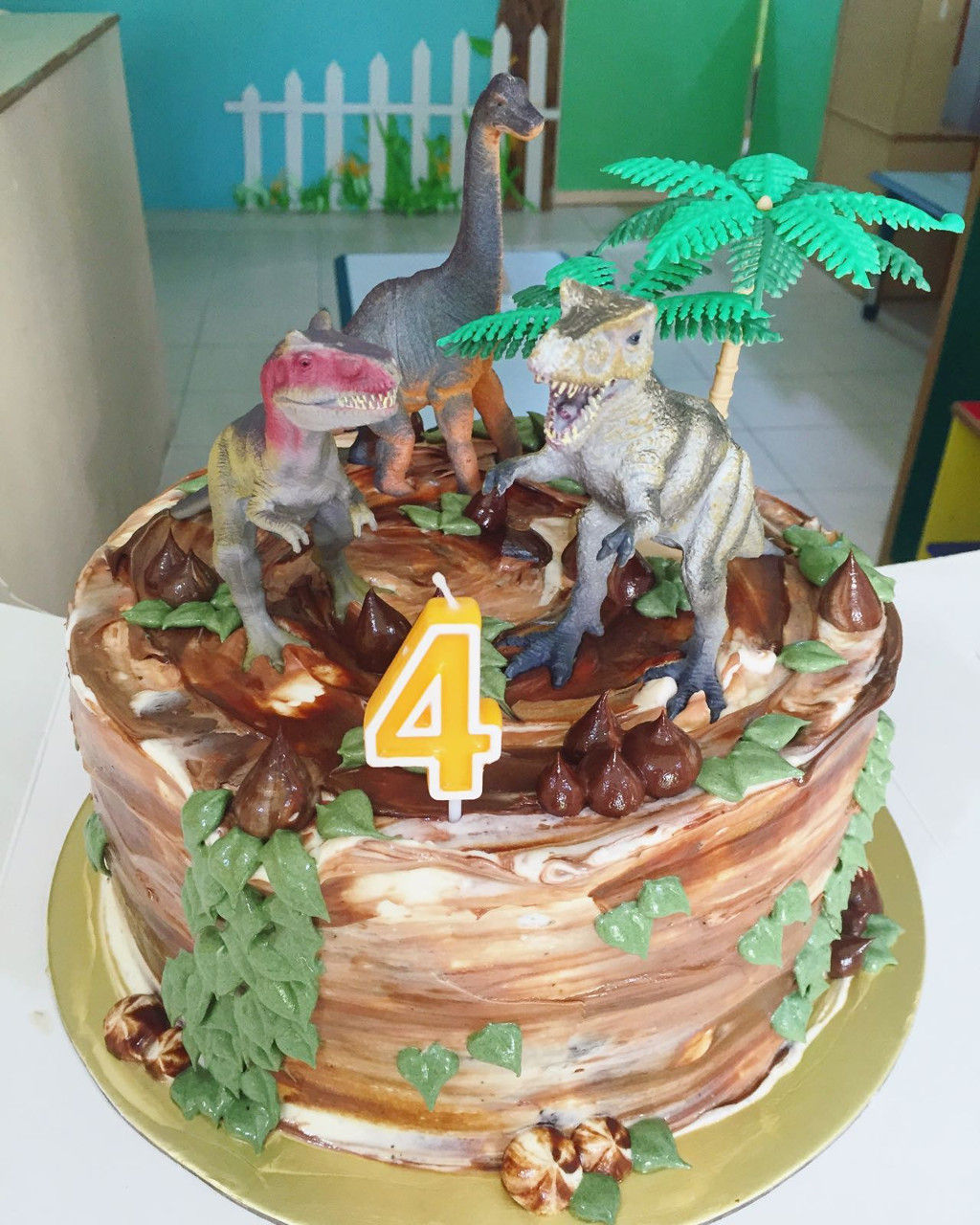 Kid's birthday Cake - Dinosaur cake from Sarah's Loft