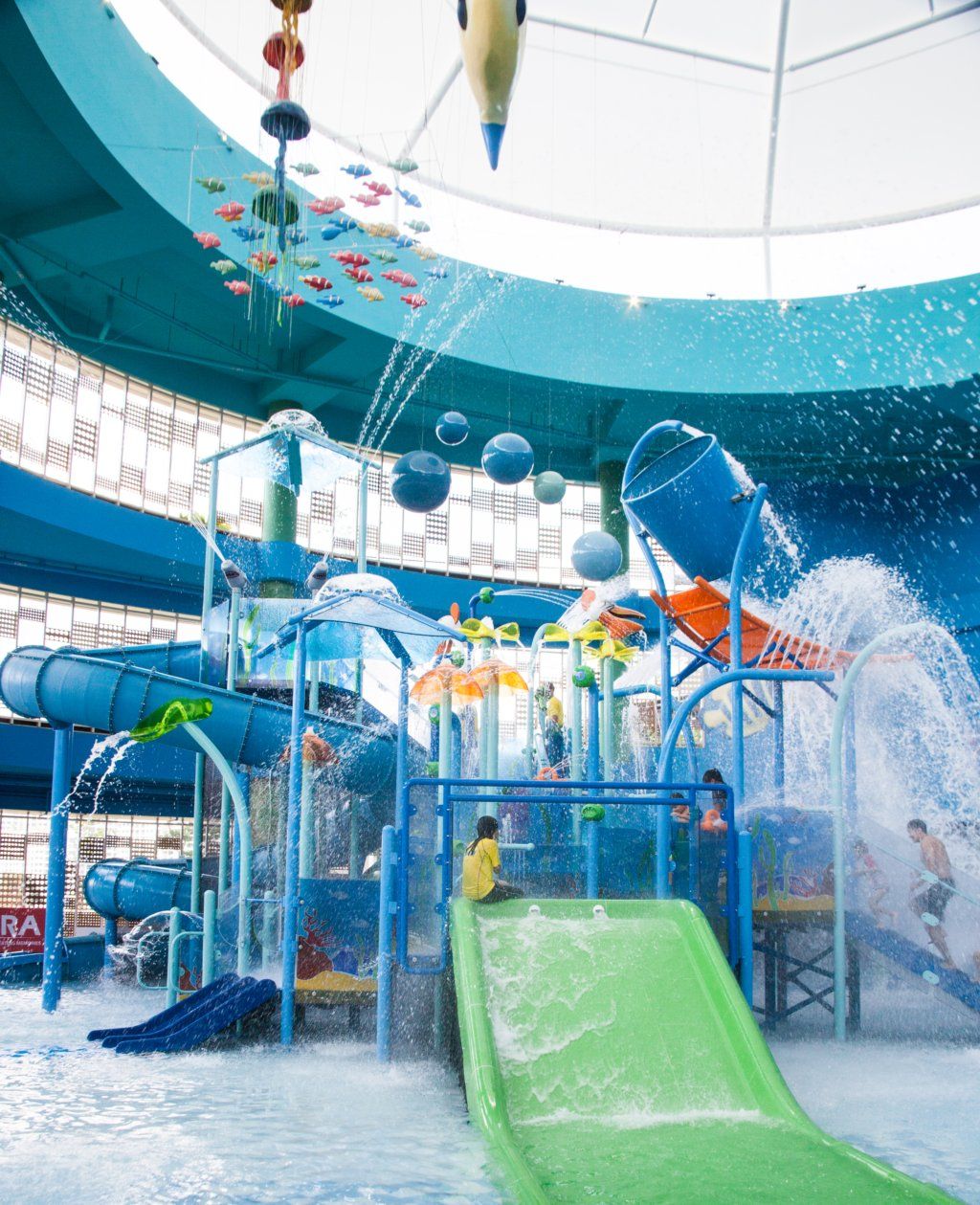 Splash@Kidz Amaze Indoor Water Playground slides
