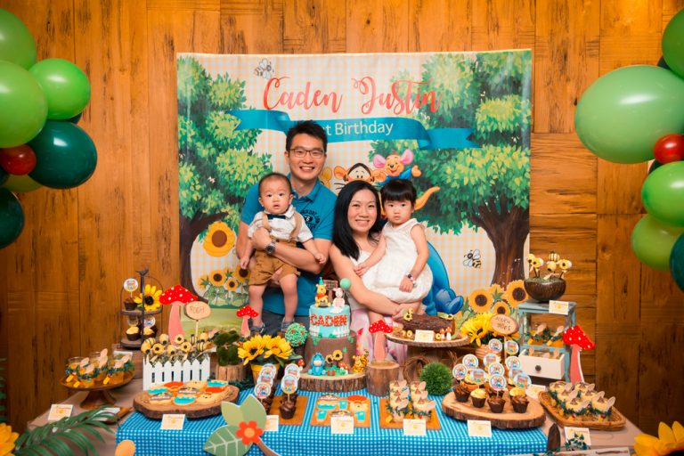 Caden S Winnie The Pooh Themed 1st Birthday Party At 10 Scotts