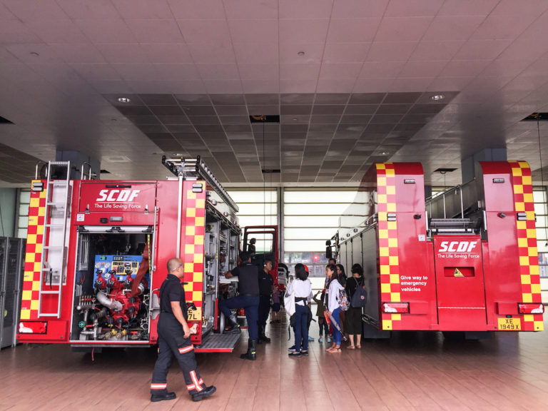 fire station visit in singapore