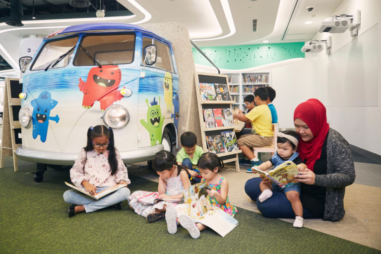 kid-friendly libraries in Singapore - Harbourfront