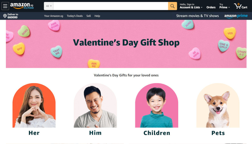 Amazon Singapore Valentine’s Day 2020