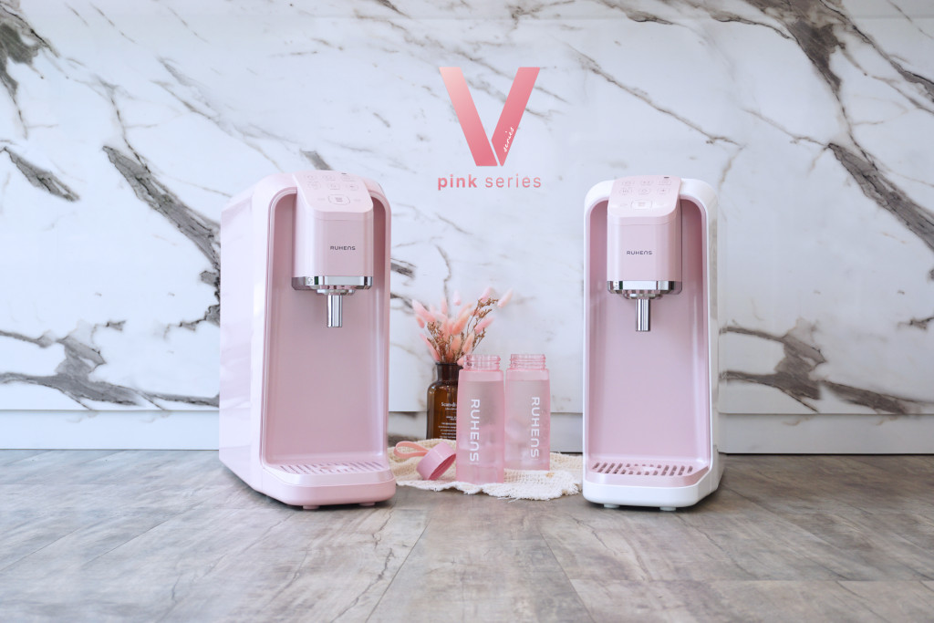 RUHENS V Water Purifier in PInk