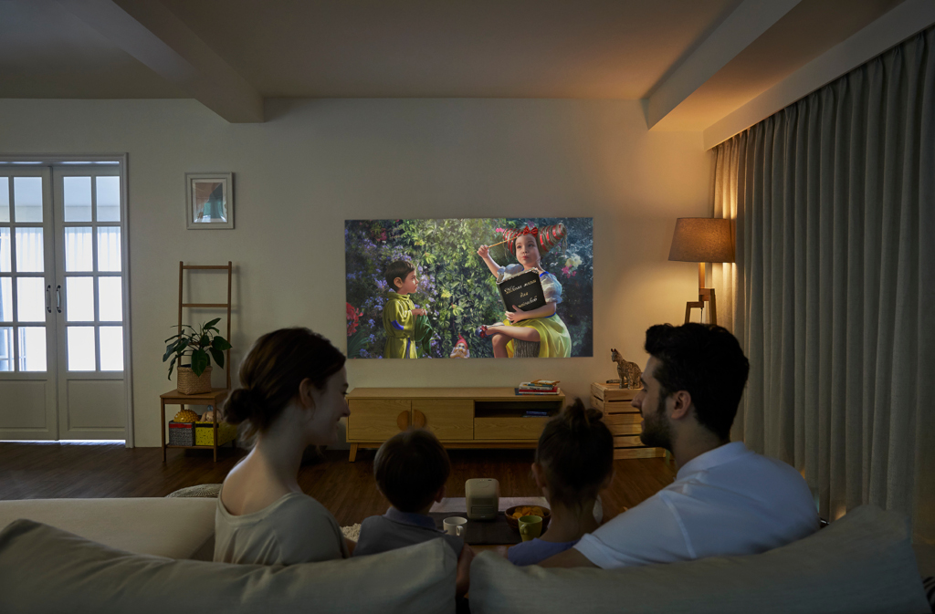 BenQ GS2 Wireless Portable Projector - phase two movie nights