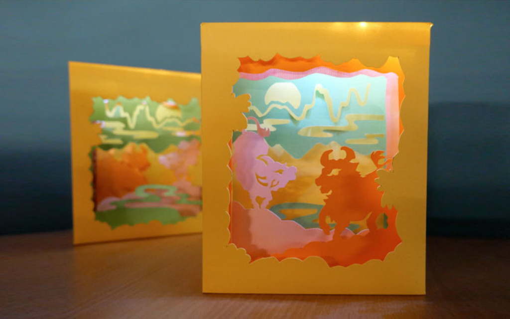 Paper-cutting Decorative Light Box Online Workshop in February