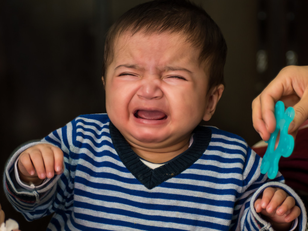 gastroenteritis in babies - crying
