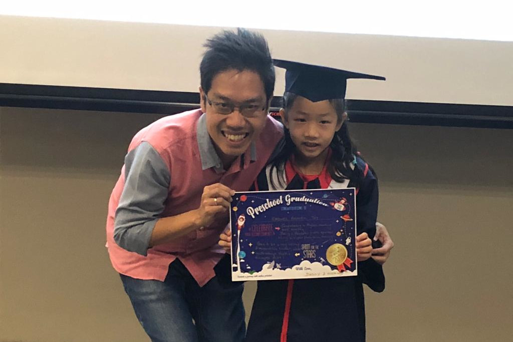 homeschooling in singapore - preschool graduation