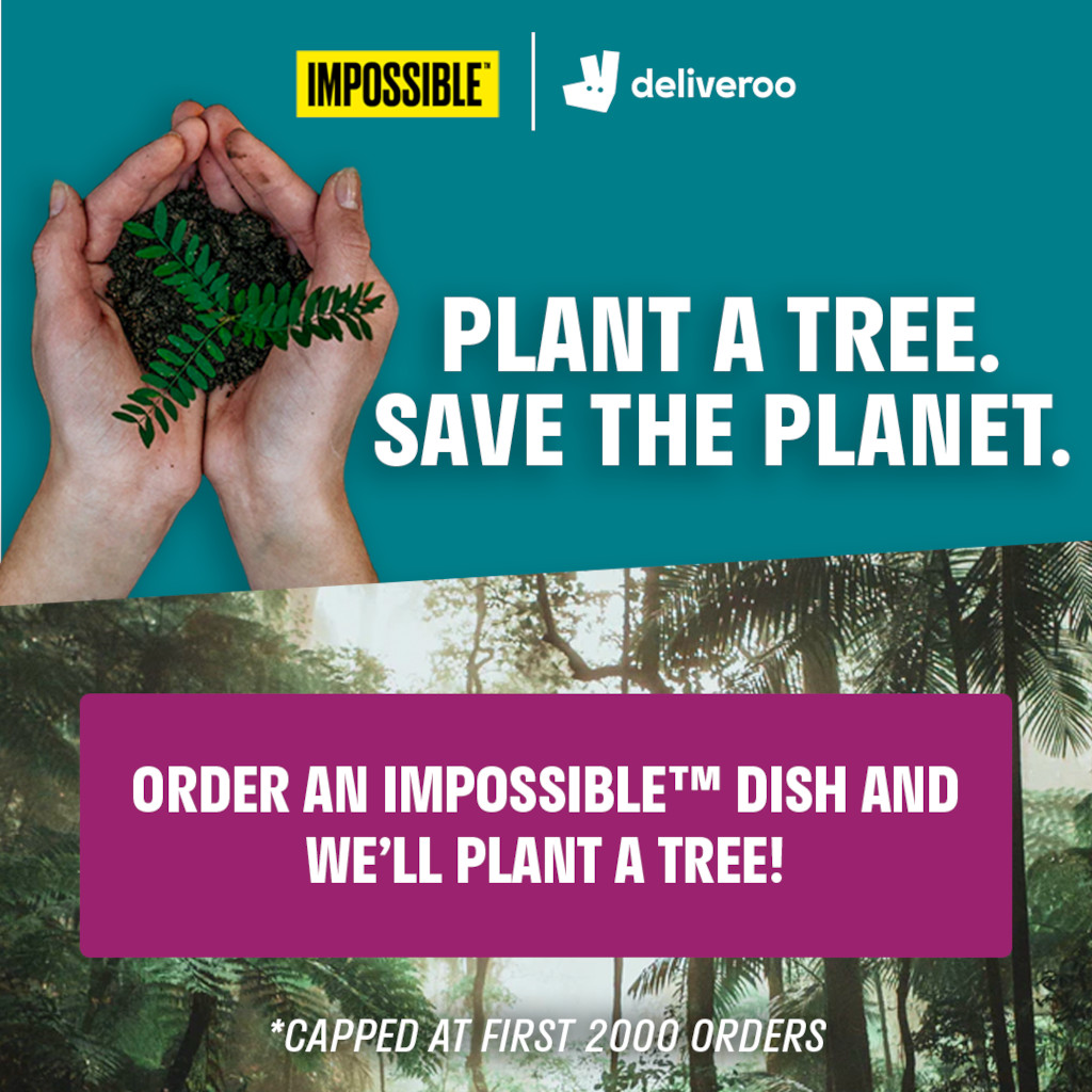 Deliveroo x Impossible this October