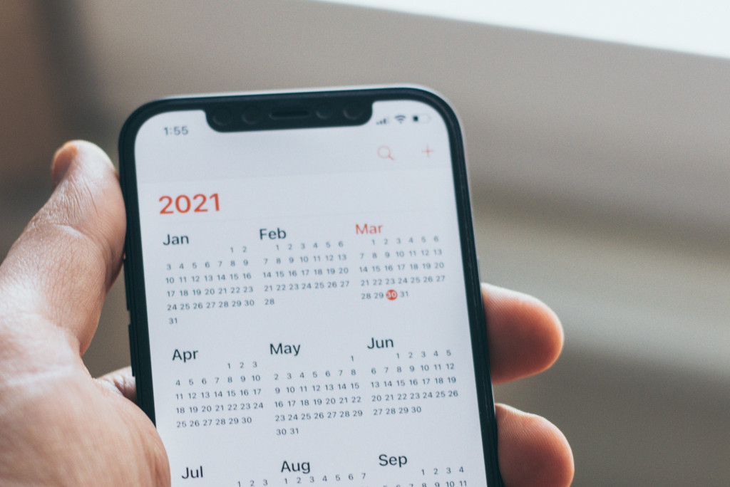 2021 iphone calendar