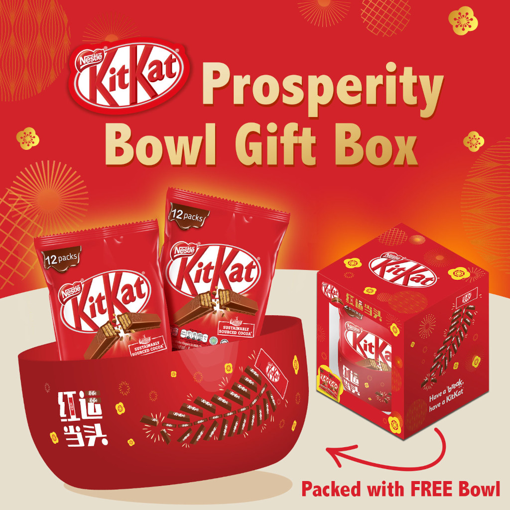 Kit Kat® Prosperity Bowl Gift Box