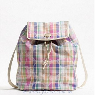 Coach daisy madras packable backpack 77342.jpg