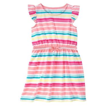 Flutter Sleeve Striped Dress (Size 7).jpg