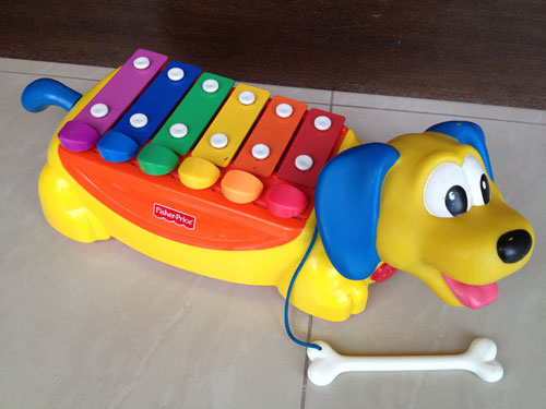 fisher price dog xylophone