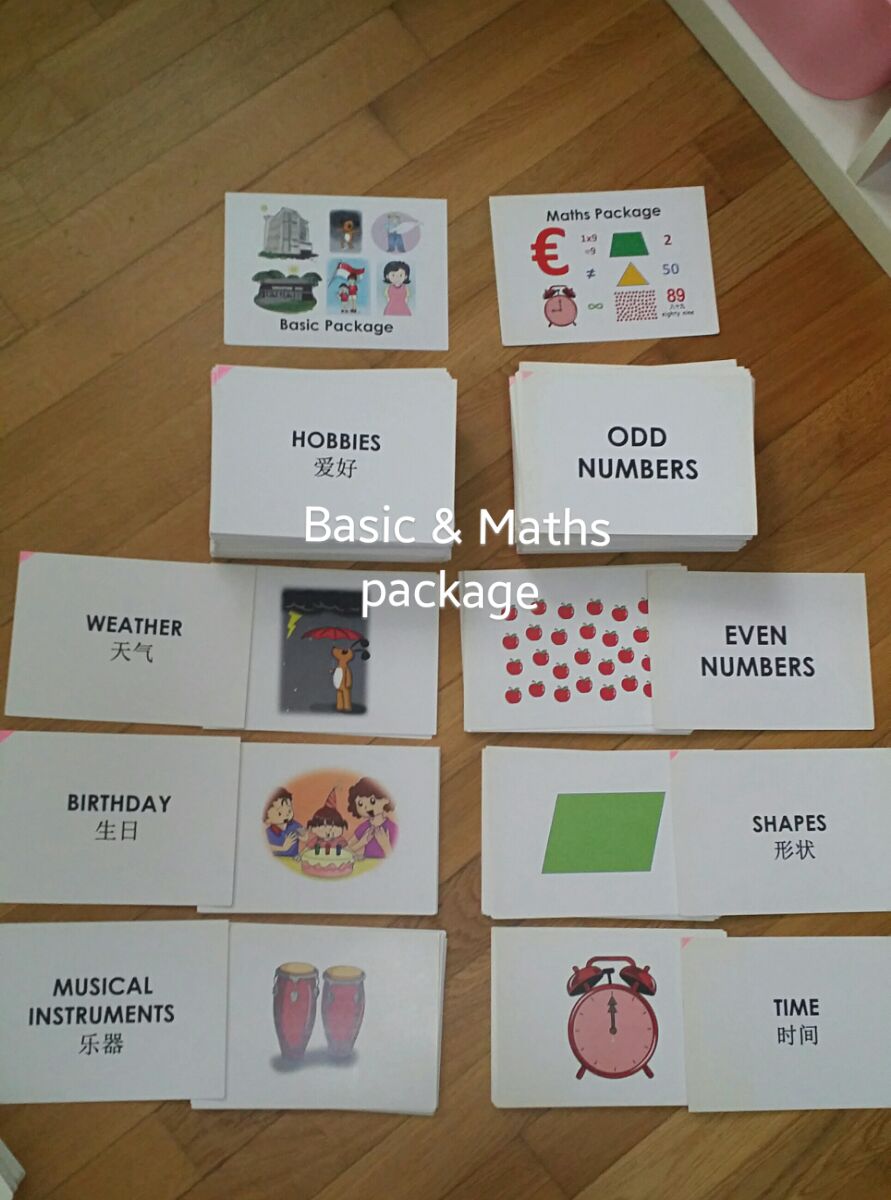 Shichida method flashcards &amp; home practice materials (pre loved ...