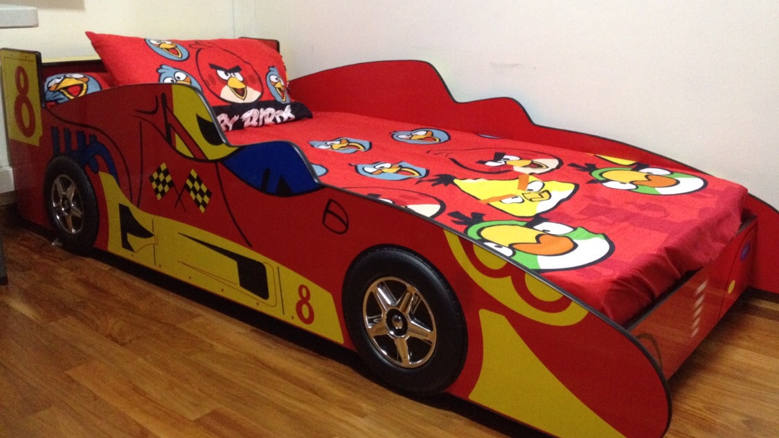 Race Car Bed Frame, Queen Size Race Car Bed Frame