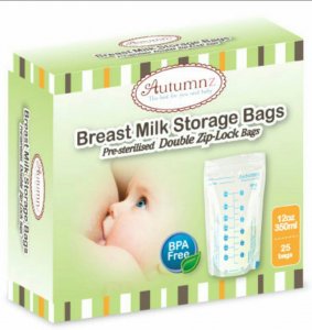 WTB breast pads and milk storage bags/bottles