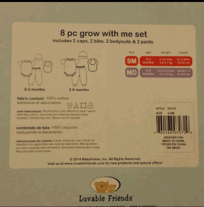 Luvable Friends 8pc Grow with Me Set - 2.gif