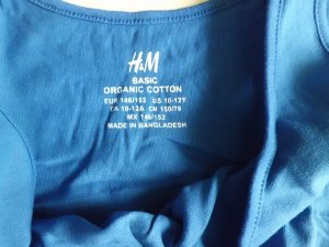H&M Organic Cotton Basic Dress Tag 10-12YO Sky Blue.JPG