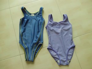 Girls Blue and Purple Swim Suits Tag 3 - 5.JPG