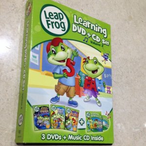Leapfrog Learning Set Of 3 Dvds And 1 Music Cd @ $15.00 