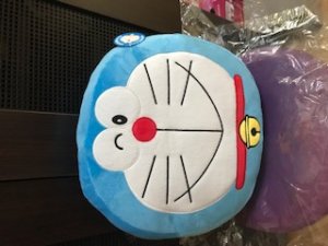 Brand New Doraemon cushion with tags.JPG