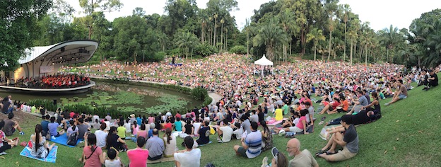 SBG-Concert at Shaw Foundation Symphony Stage (Credit to National Parks Board)