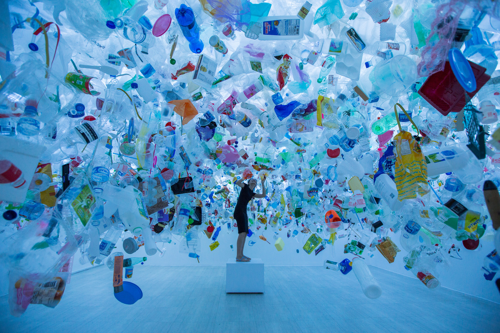 National Day at Singapore Art Museum's Plastic Ocean