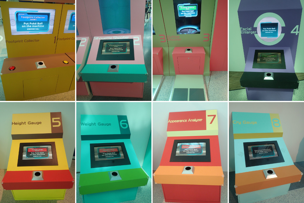 Pokemon Research Exhibition - stations