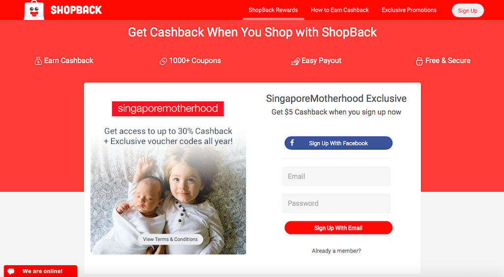 Shopback X SingaporeMotherhood