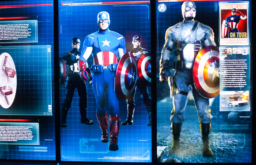 Captain America on Display at Marvel Studios' Avengers, Endgame Event at  Suntec City, Singapore. Imagem de Stock Editorial - Imagem de casco, homem:  272411654