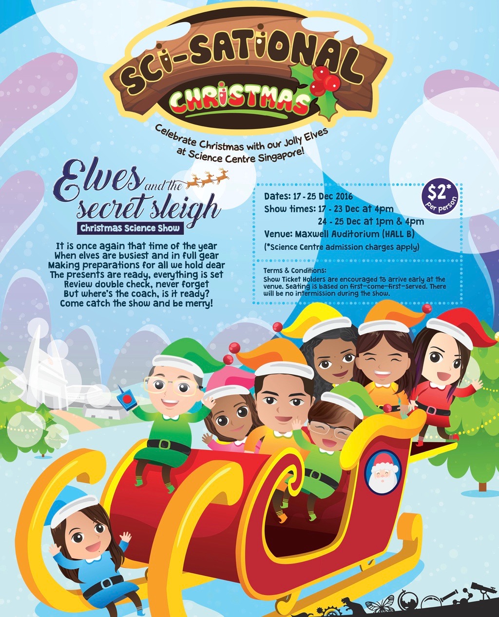 Sci-sational Christmas at Science Centre Singapore
