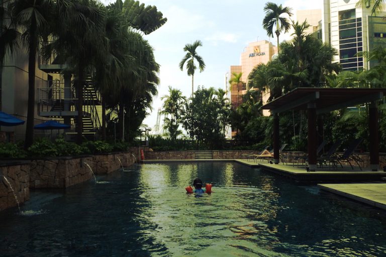 staycation at Amara Singapore - swimming pool