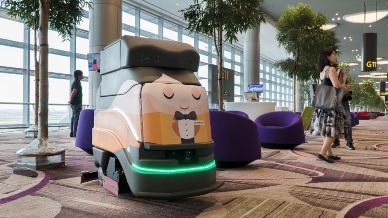 Changi Airport Terminal 4 -Cleaning Robot