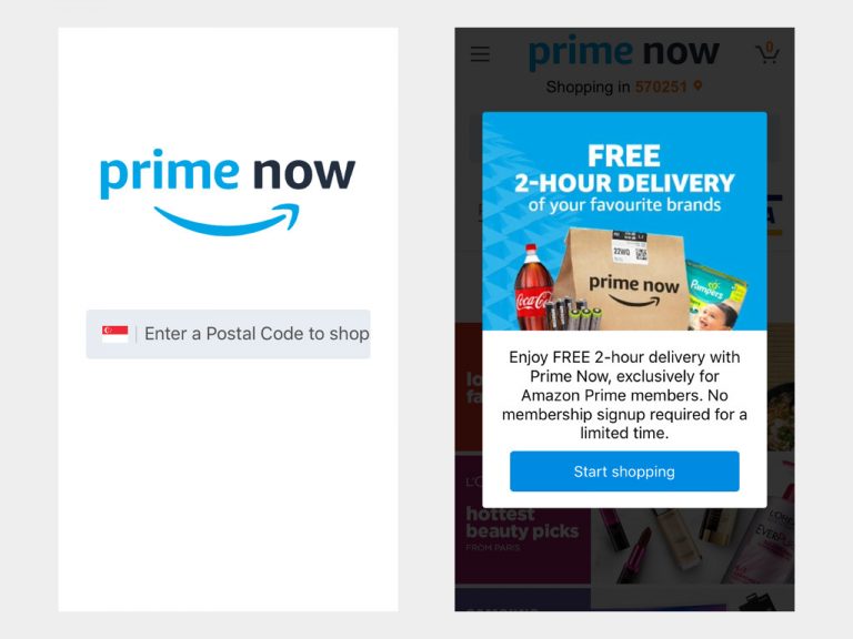Amazon Prime Now -apps3
