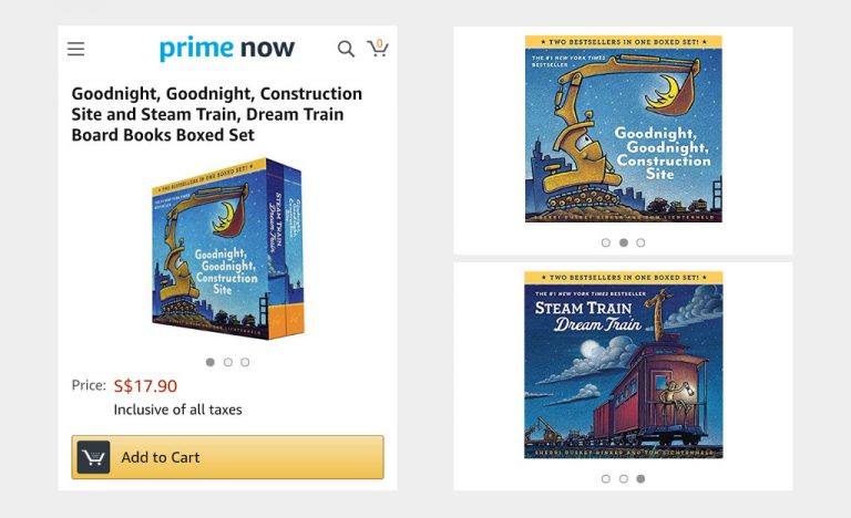 Amazon Prime Now - books