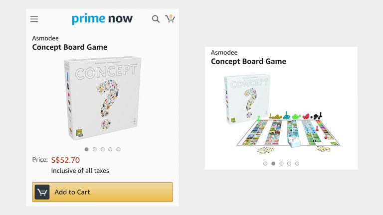 Amazon Prime Now - concept game