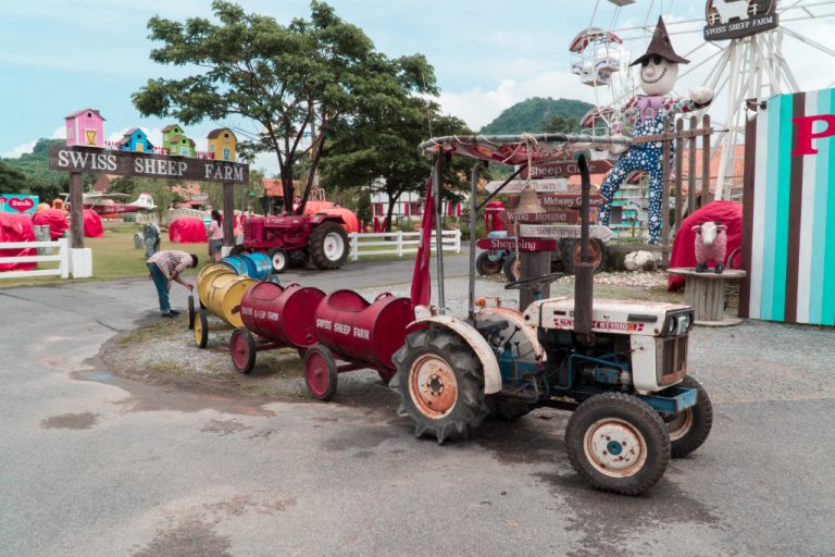 things to do in Pattaya - swiss sheep farm tram