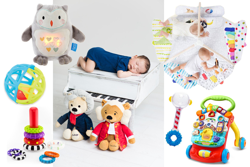 award-winning baby toys - collage