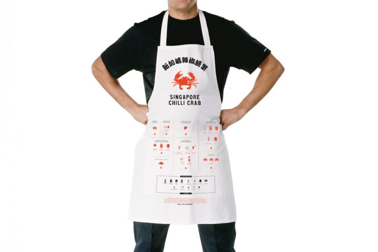 Christmas gifts for dads - Chilli Crab Apron