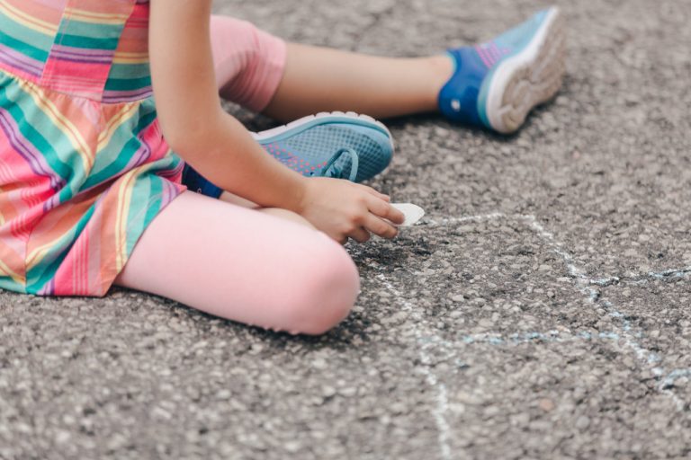 let your child be bored - chalk