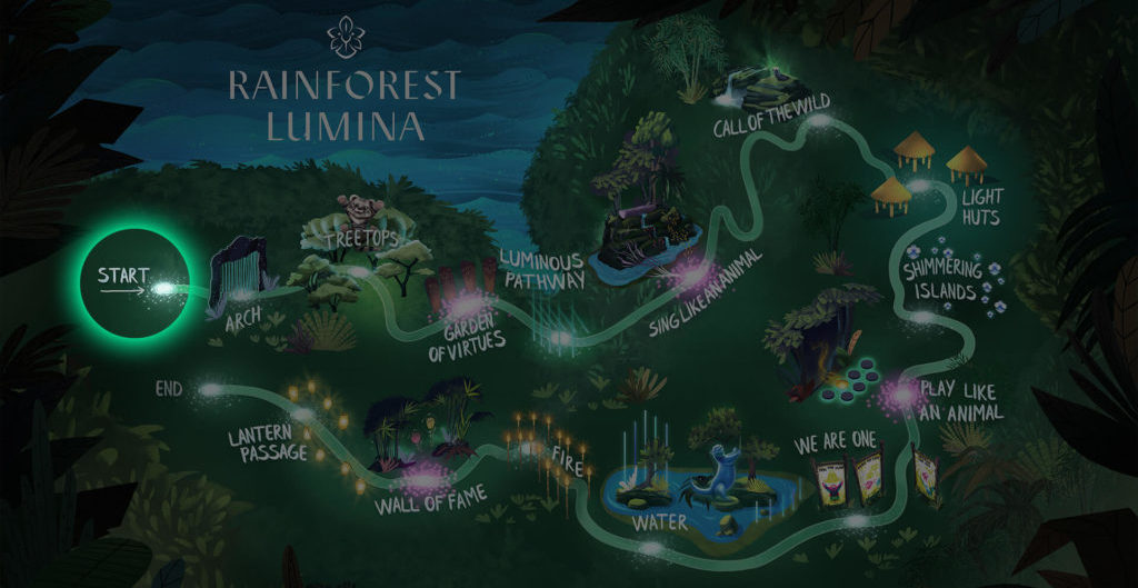 Rainforest Lumina map
