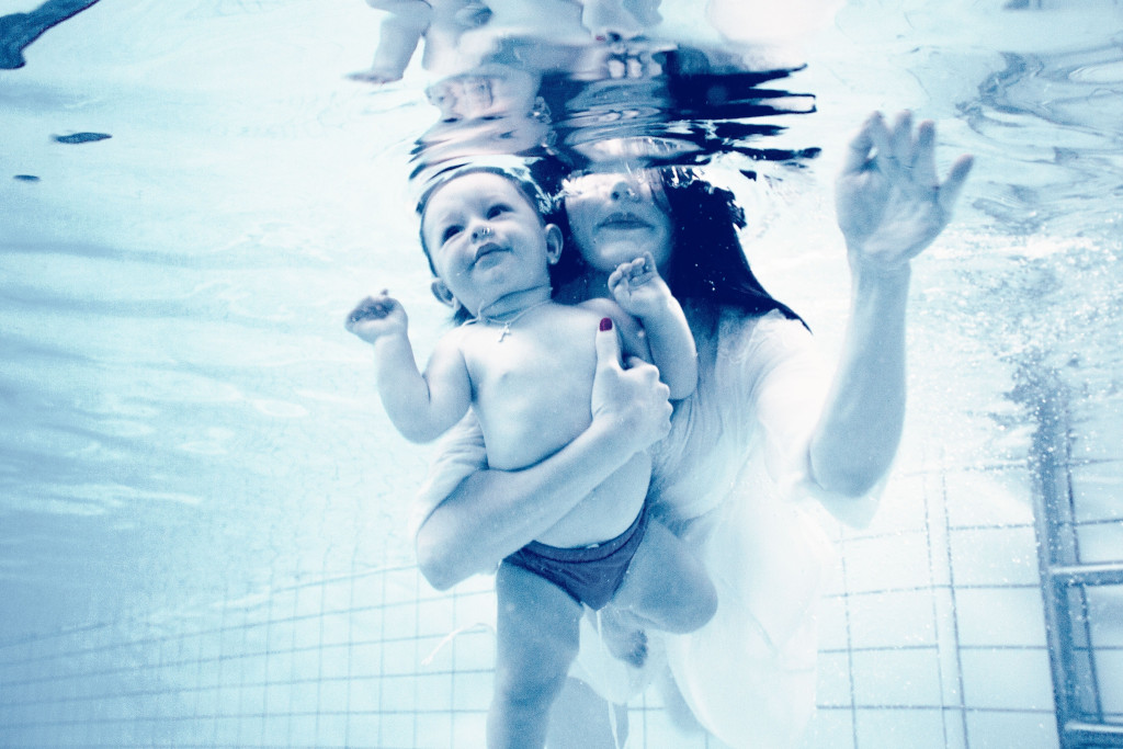 baby activities - swimming