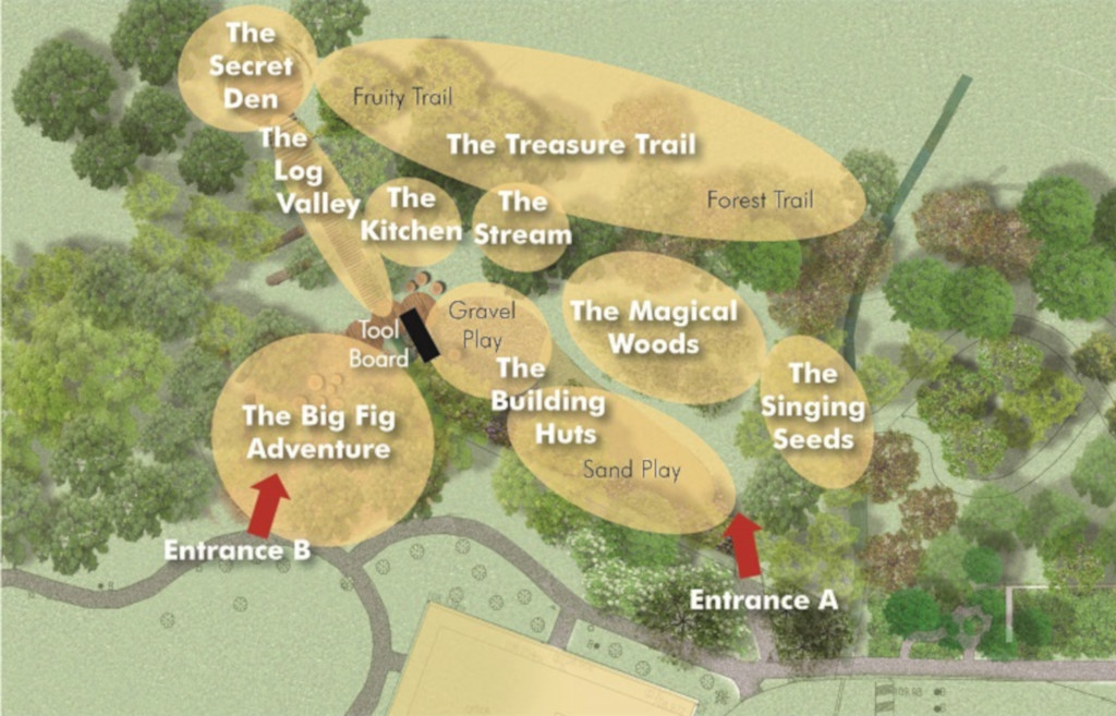 HortPark Nature Playgarden map