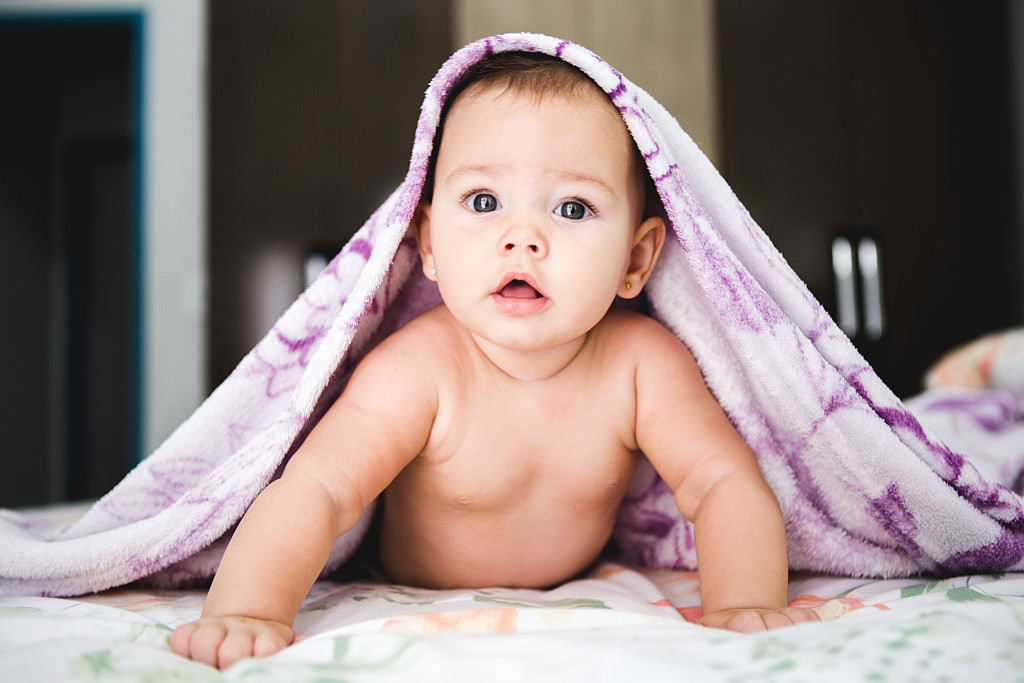 eczema - baby towel