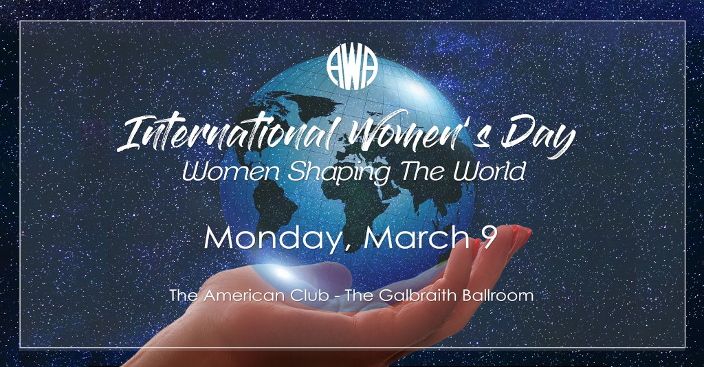 IWD 2020 Women Shaping the World by AWA