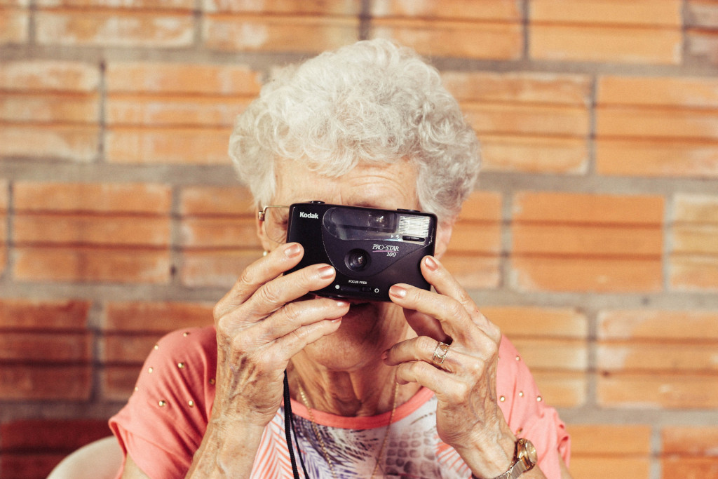 questions to ask your grandparents - camera-shy grandma