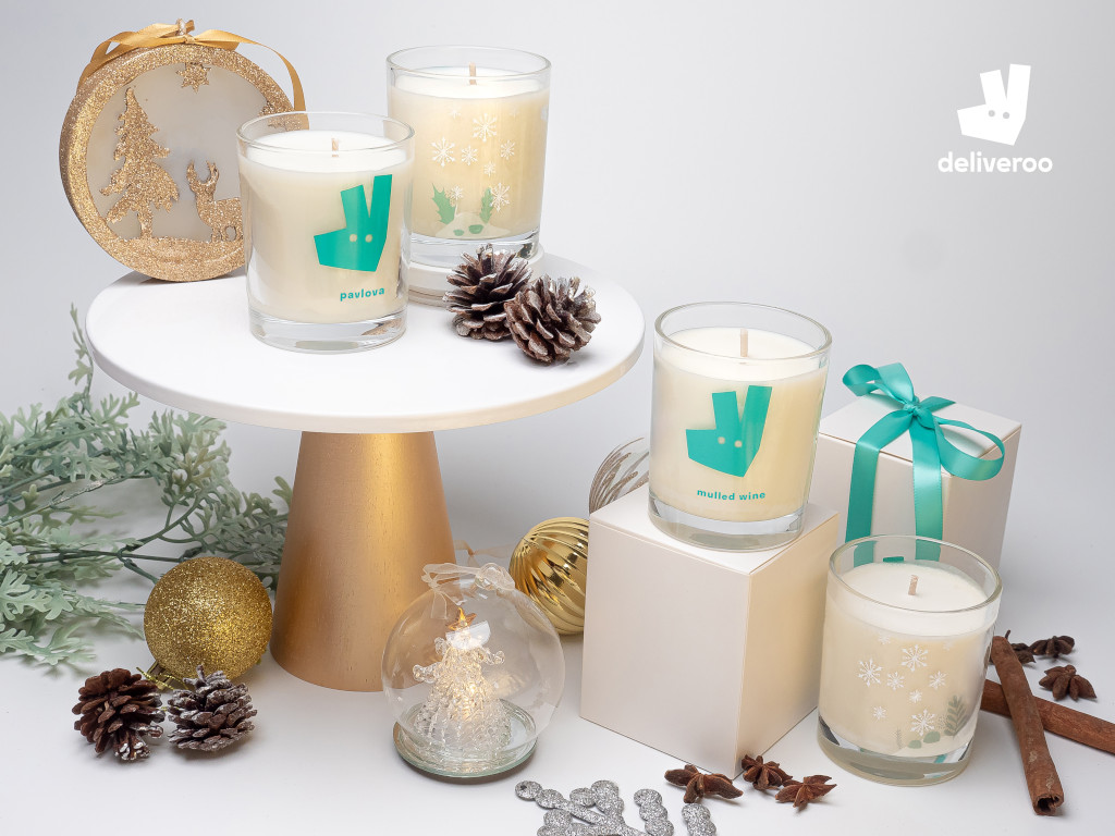 Deliveroo Christmas Foodie Candles