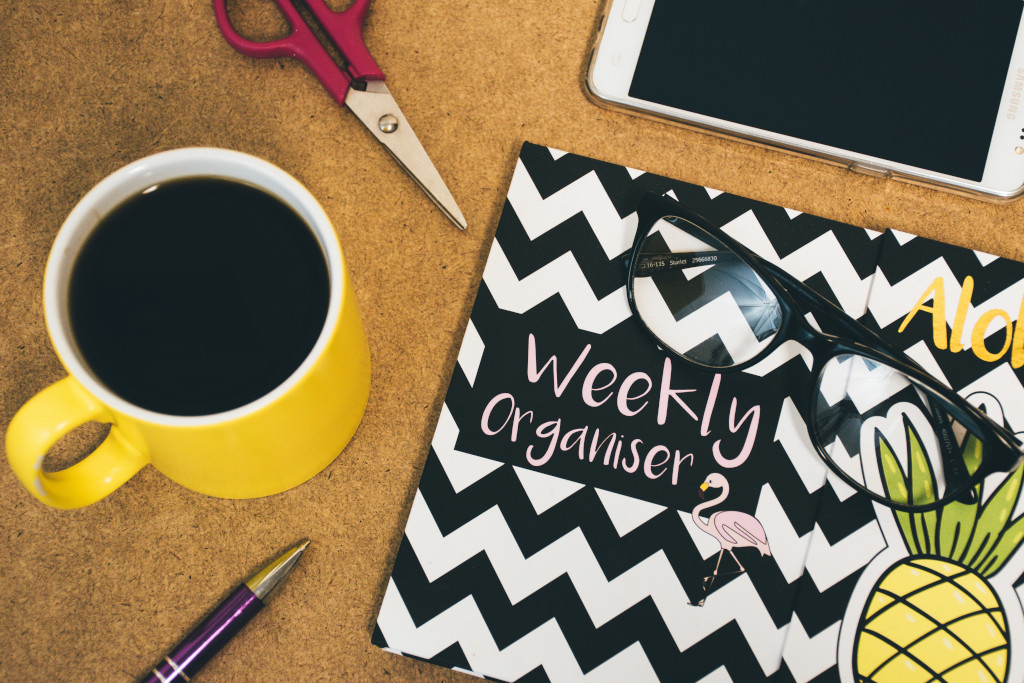 spring-cleaning weekly organiser